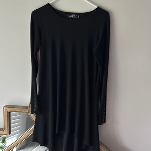 Sympli Black Mini Dress